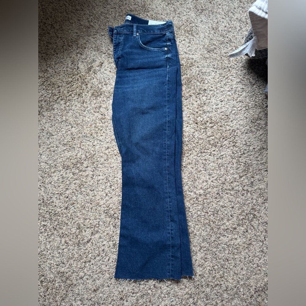 LOFT size 10/30 high waist kick crop NWT